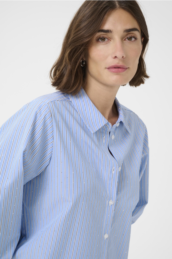CADAIMI SHIRT SHIRT 50112093 108024 BLUE WHITE STRIPE